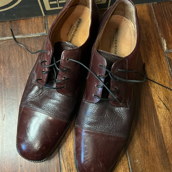 Pronto Uomo Dark Burgundy Oxfords main image 8